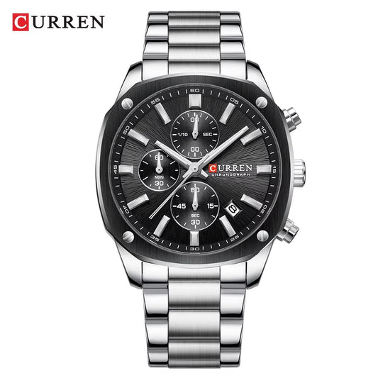 RELOJ CURREN 8490 ACERO INOXIDABLE PARA HOMBRE | CUR-152, CUR-153, CUR-154