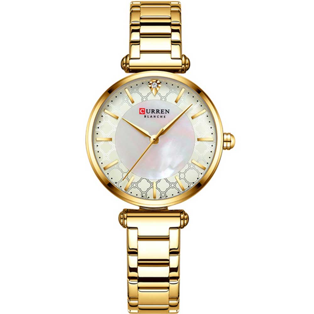 9072 | RELOJ CURREN ORIGINAL AZUL/DORADO/PLATEADO/ORO ROSA CASUAL