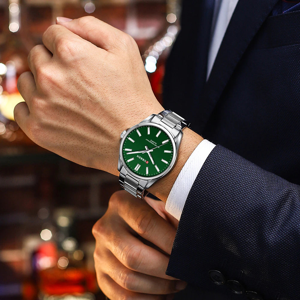 RELOJ CURREN ORIGINAL ELEGANTE PLATEADO | CUR-103, CUR-107