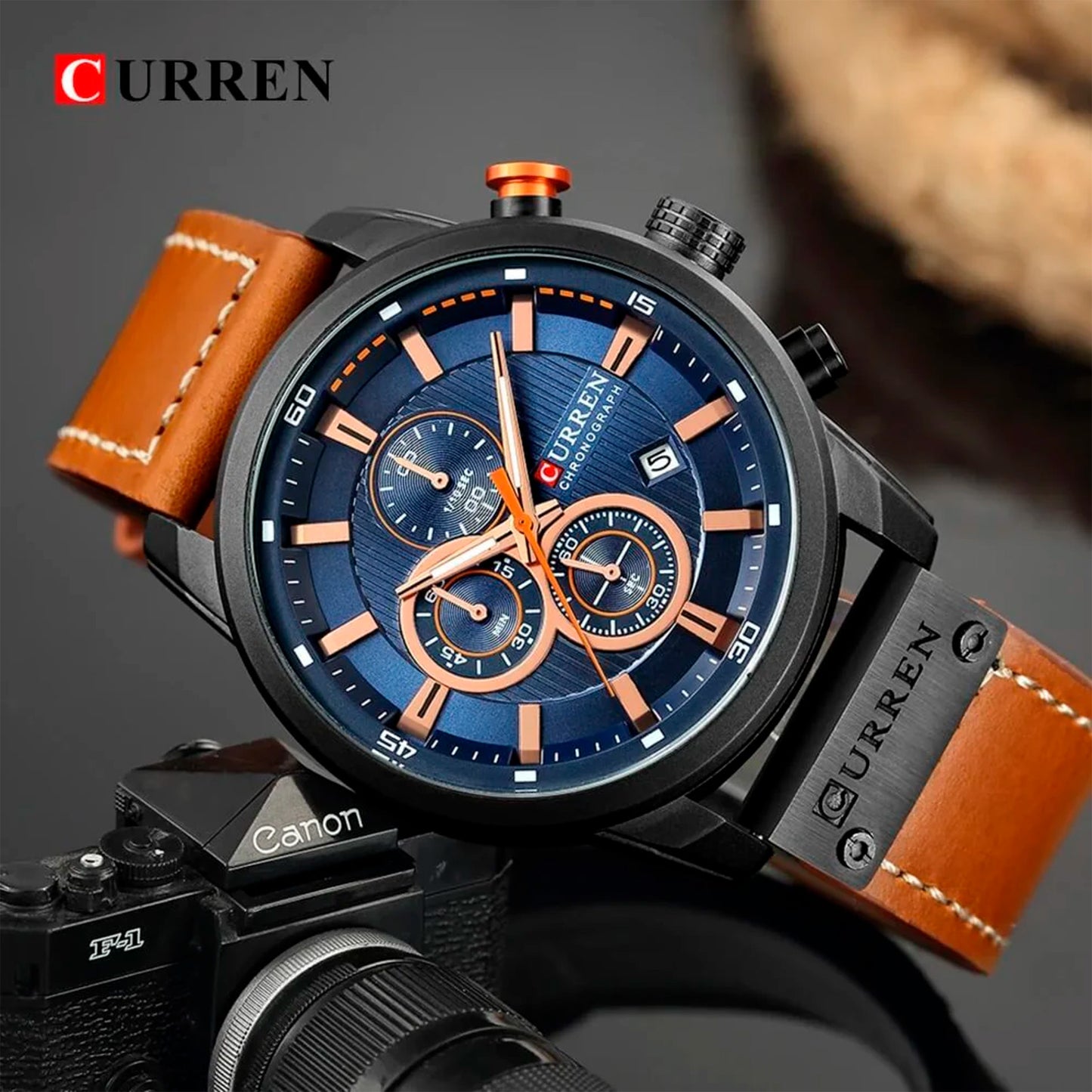 RELOJ CURREN ORIGINAL 8291 MARRÓN CASUAL | CUR-38, CUR-44, CUR-101, CUR-115, CUR-116