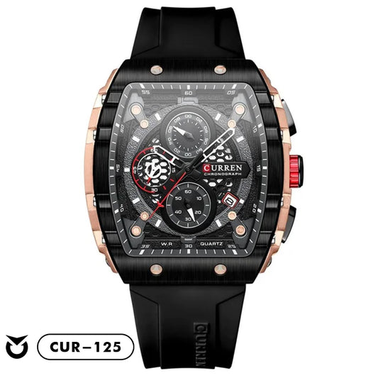 RELOJ CURREN ORIGINAL CASUAL NEGRO Y AZUL | CUR-124, CUR-125