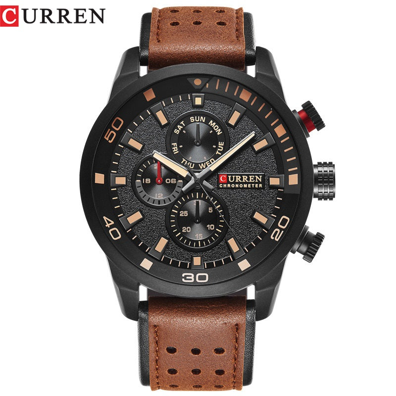 RELOJ CURREN ORIGINAL CASUAL MARRON | CUR-35 | CUR-36