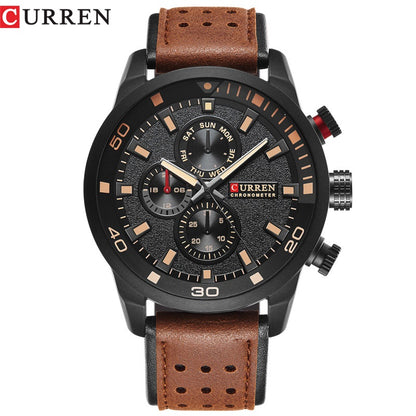 RELOJ CURREN ORIGINAL CASUAL MARRON | CUR-35 | CUR-36