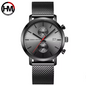 RELOJ HANNAH MARTIN ELEGANTE NEGRO Y AZUL | SKU: HAN-16, HAN-67, HAN-68, HAN-91