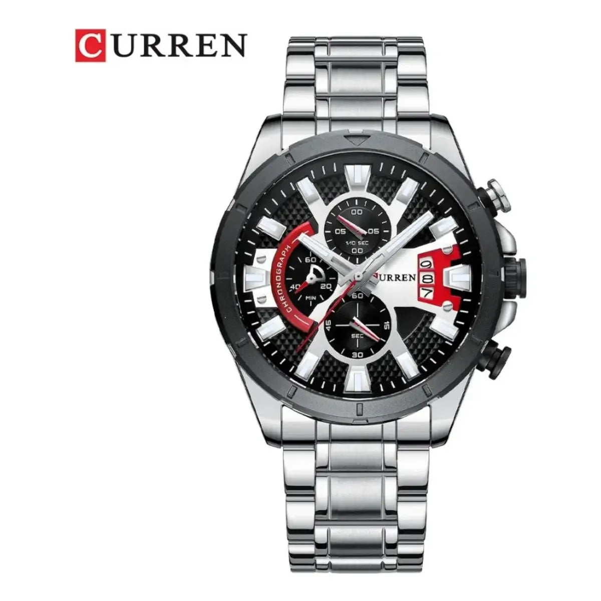 8401 | RELOJ CURREN ORIGINAL ACERO | CUR-92, CUR-93