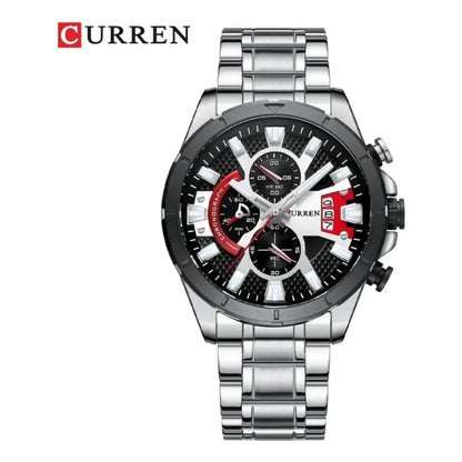 8401 | RELOJ CURREN ORIGINAL ACERO | CUR-92, CUR-93