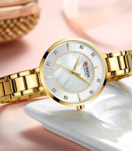 RELOJ CURREN MUJER ORIGINAL ELEGANTE ACERO INOXIDABLE 9051