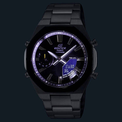 ECB-S10DB-1ADF | RELOJ DE ACERO PARA HOMBRE CASIO EDIFICE - NEGRO
