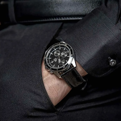 EFR-574BL | RELOJ DE CUERO PARA HOMBRE CASIO EDIFICE