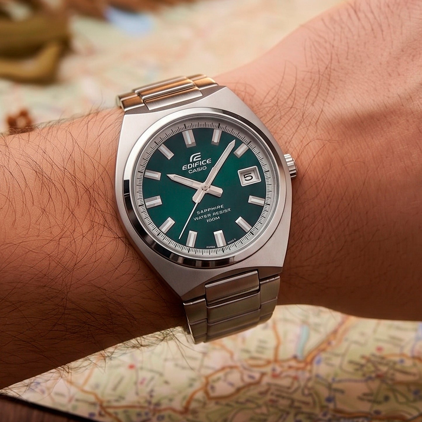 EFB-109D-3AVDF | RELOJ DE ACERO PARA HOMBRE CASIO EDIFICE