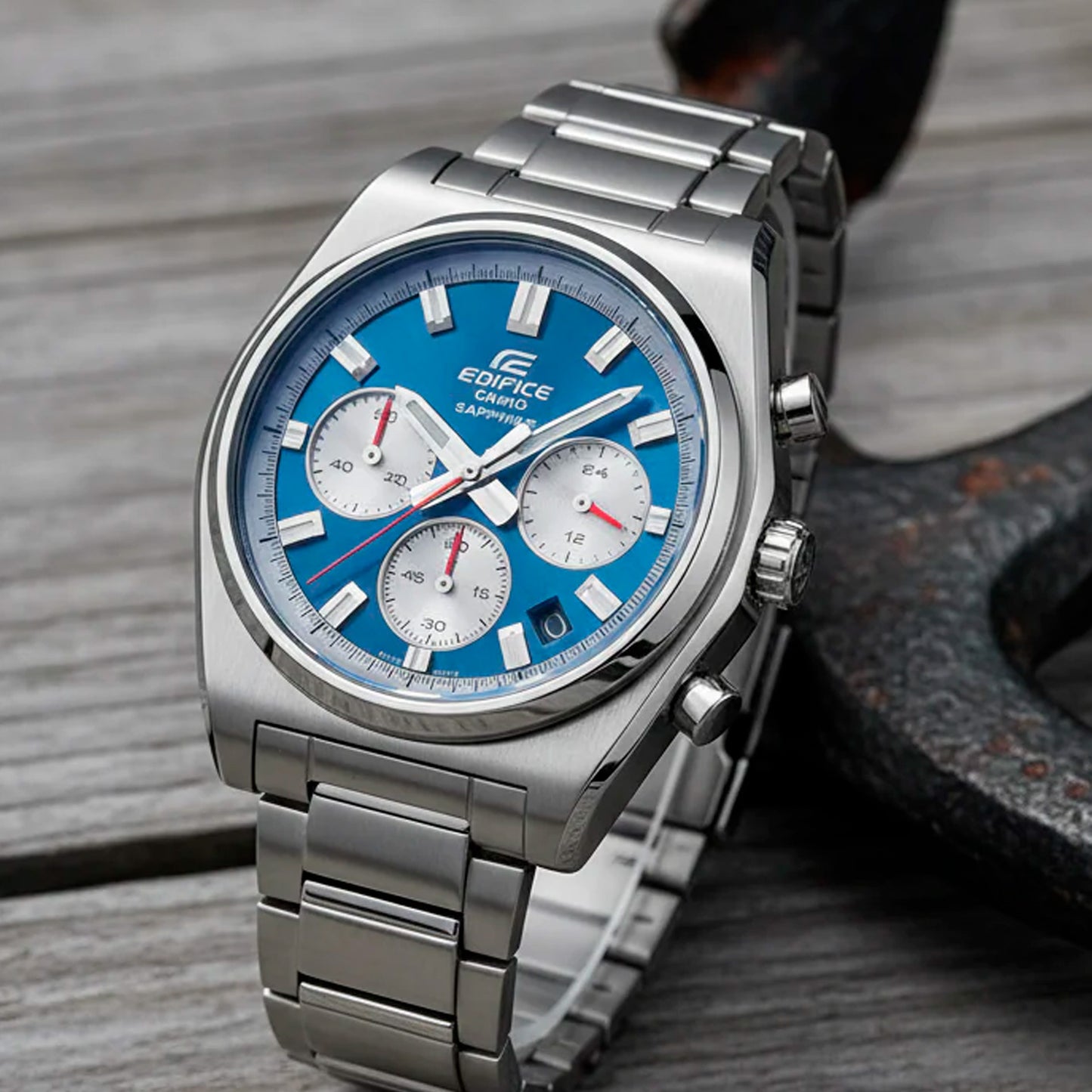 EFB-730D| RELOJ DE ACERO PARA HOMBRE CASIO EDIFICE