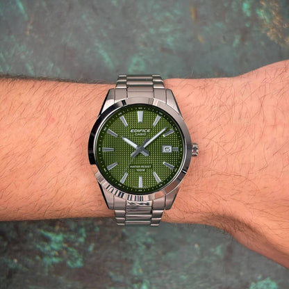 EFV-160D-3AVDF | RELOJ DE ACERO PARA HOMBRE CASIO EDIFICE - VERDE
