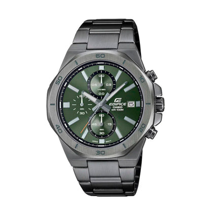 EFV-640DC-3AVUDF | RELOJ DE ACERO PARA HOMBRE CASIO EDIFICE - VERDE