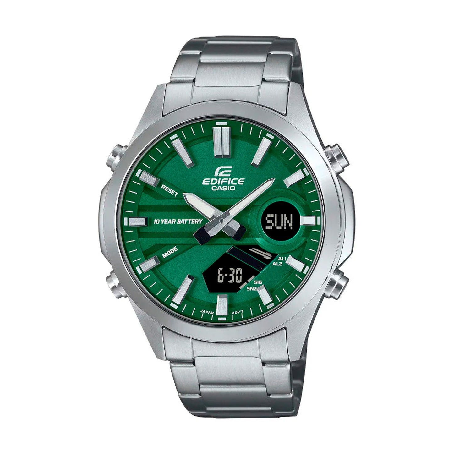 EFV-C120D-3ADF | RELOJ DE ACERO CASUAL PARA HOMBRE CASIO EDIFICE - VERDE