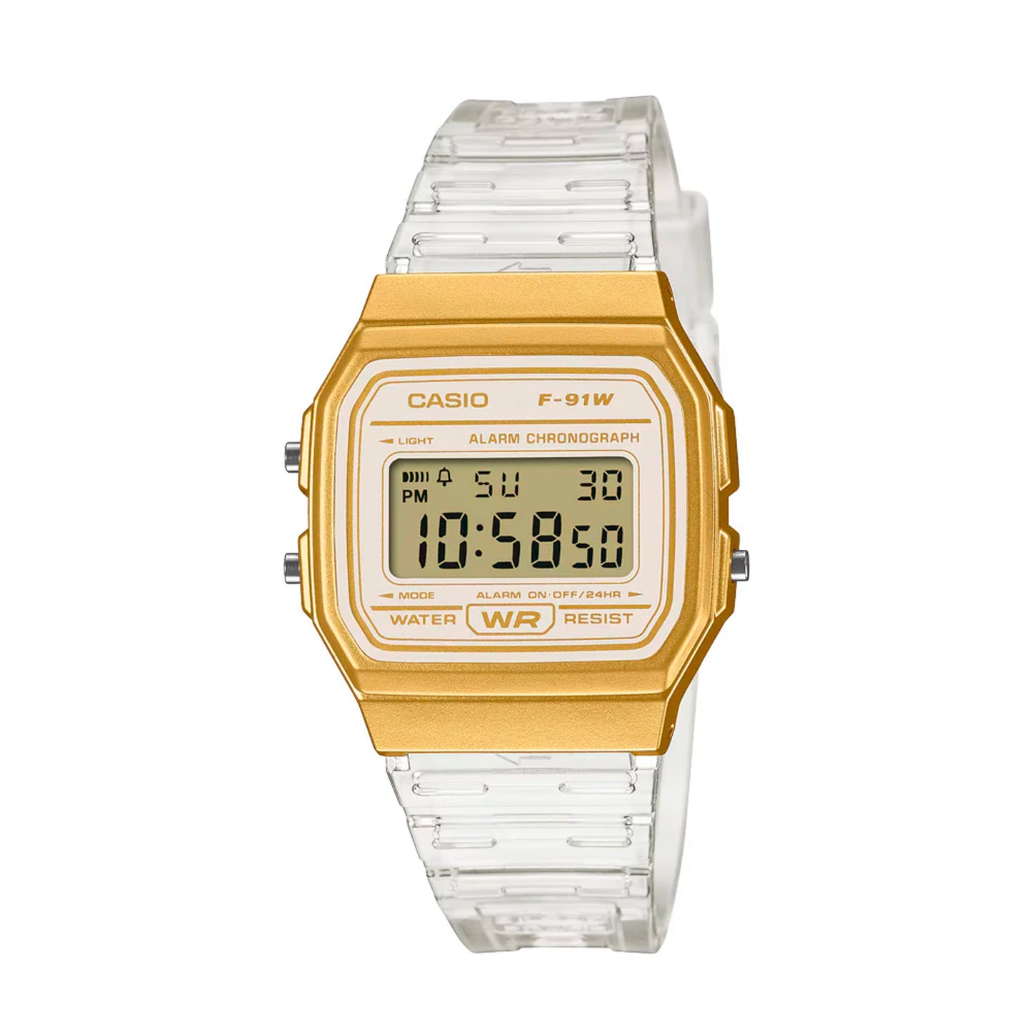 F-91WS | RELOJ DE GOMA Y ACERO CASIO PARA MUJER