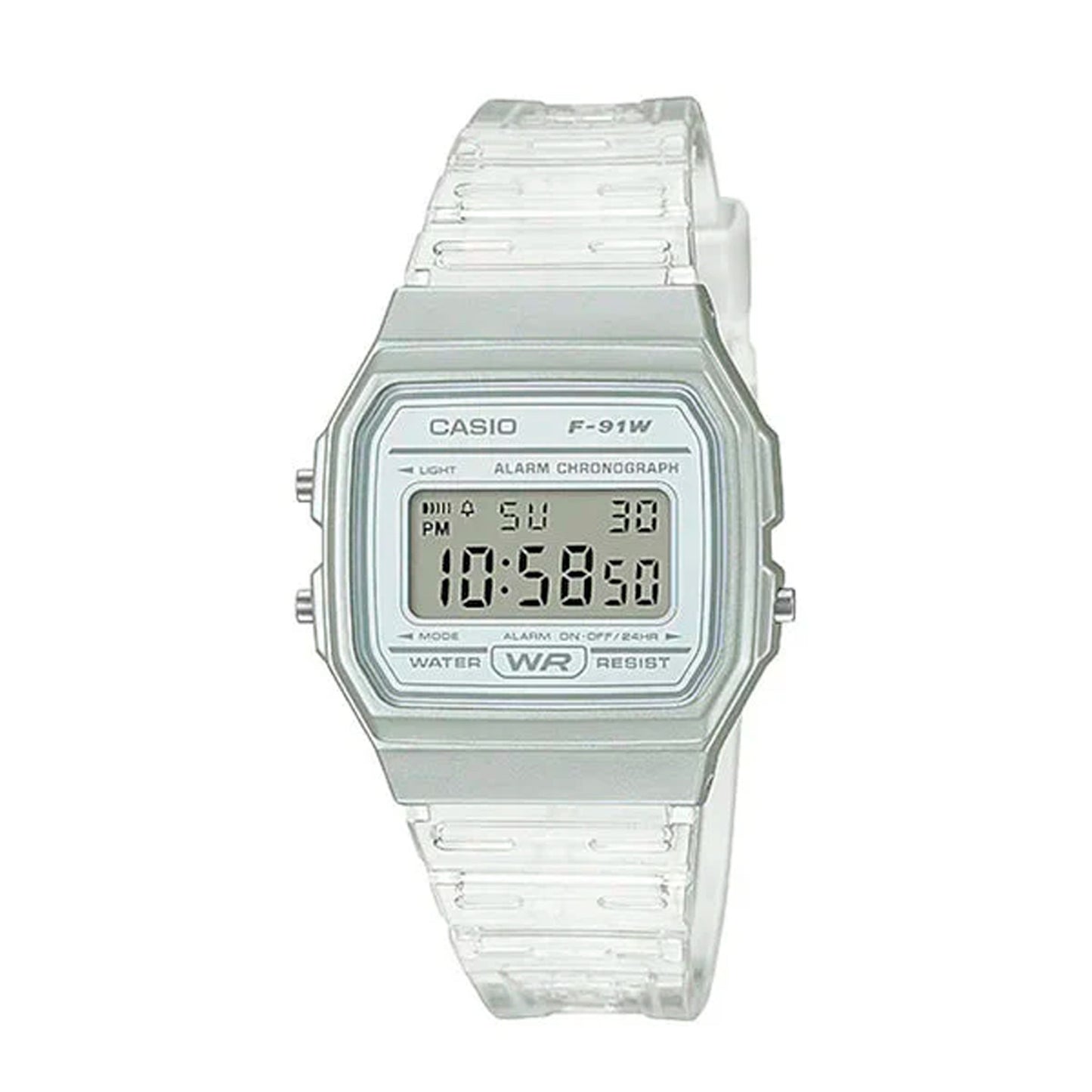 F-91WS | RELOJ DE GOMA Y ACERO CASIO PARA MUJER