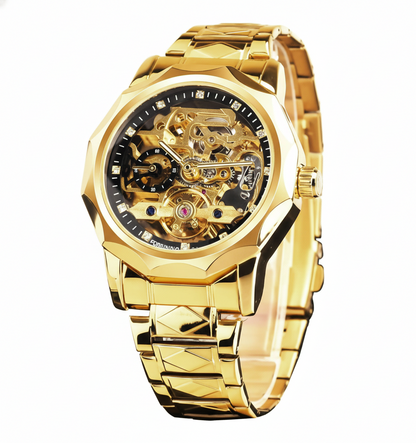 RELOJ FORSINING GMT 1238 - AUTOMÁTICO ELEGANTE DORADO | FOR-25