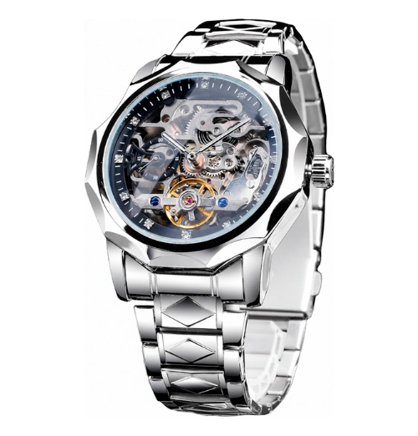 RELOJ FORSINING 117 ORIGINAL AUTOMÁTICO DORADO & PLATEADO | FOR-23 , FOR-25, FOR-26, FOR-27