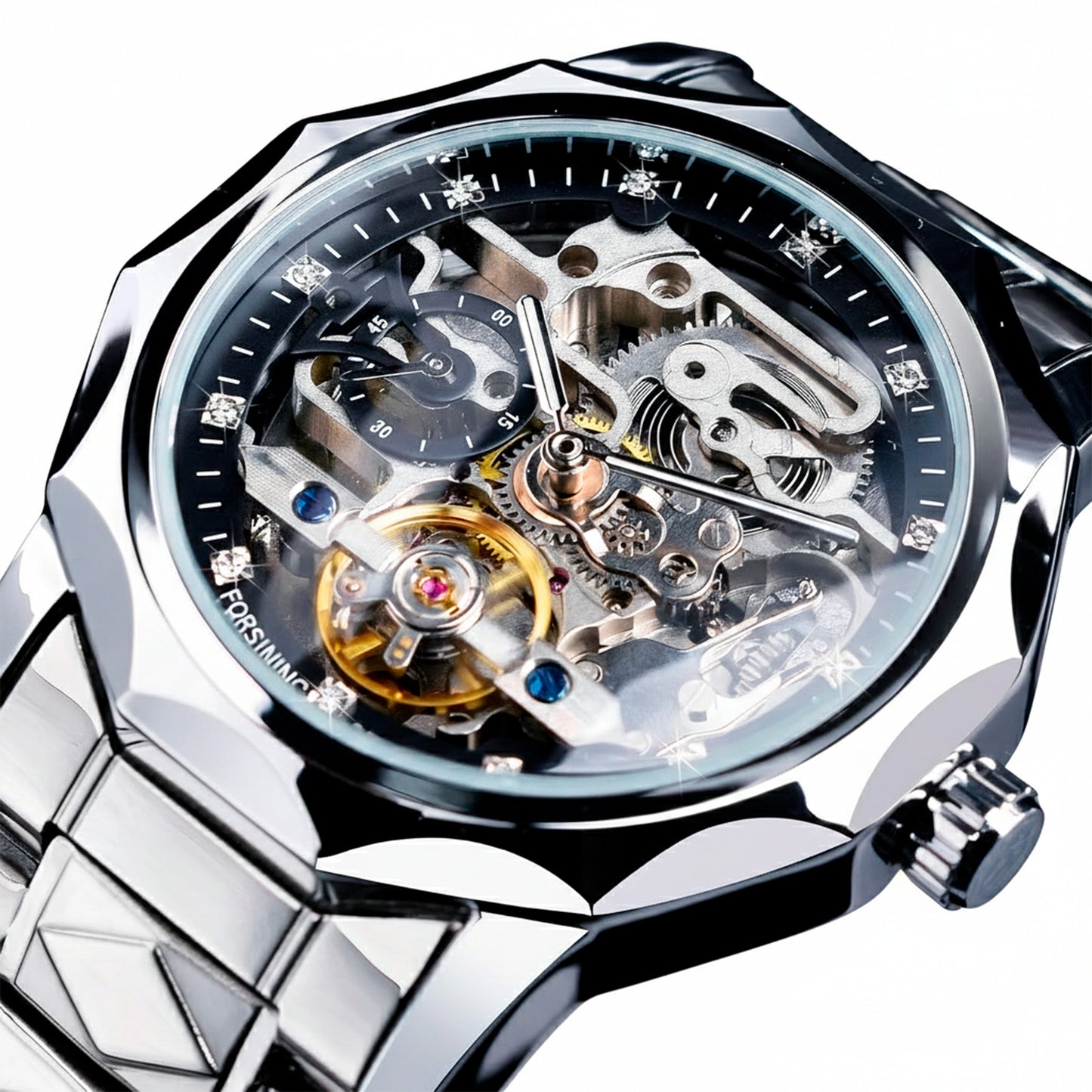 RELOJ FORSINING 117 ORIGINAL AUTOMÁTICO DORADO & PLATEADO | FOR-23 , FOR-25, FOR-26, FOR-27
