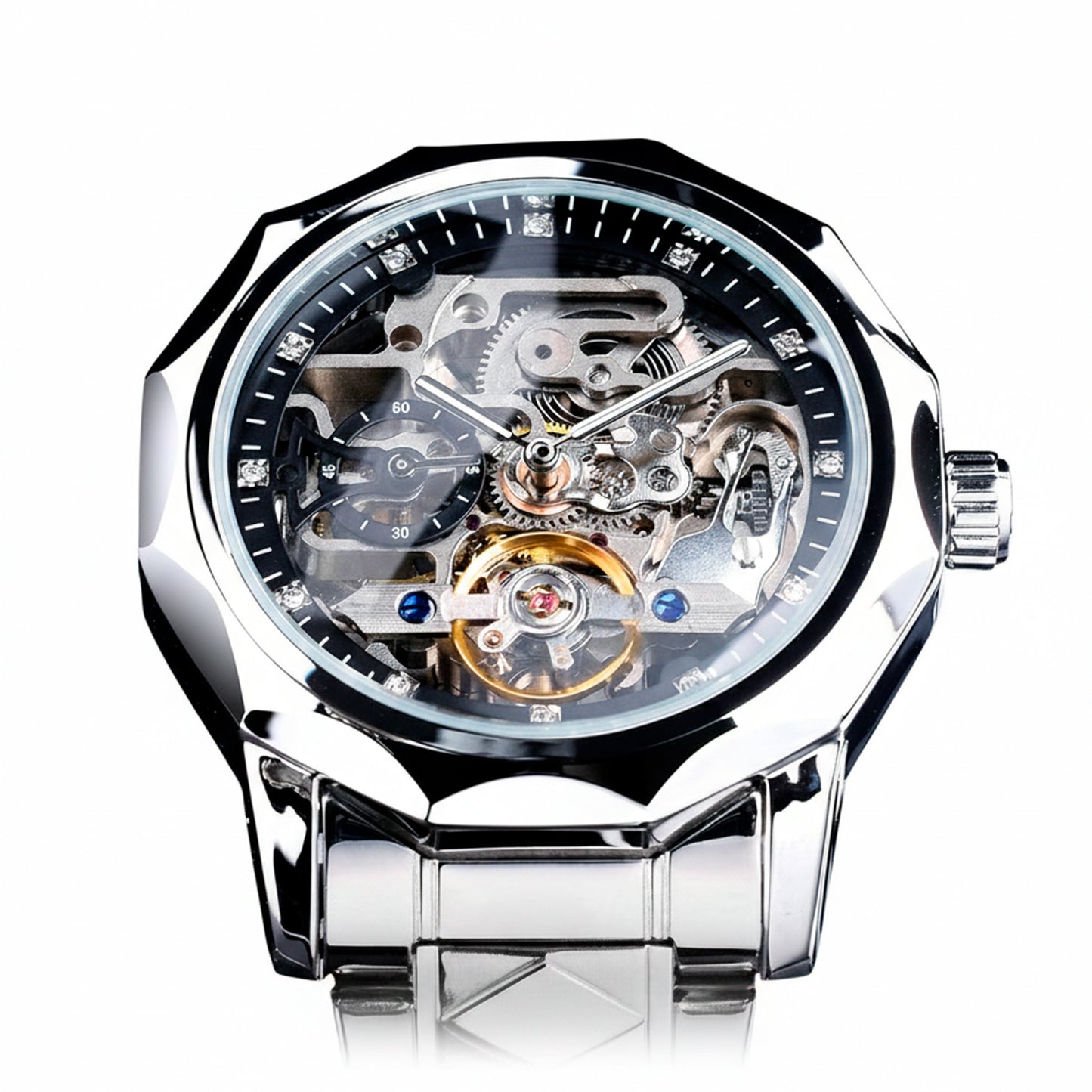 RELOJ FORSINING 117 ORIGINAL AUTOMÁTICO DORADO & PLATEADO | FOR-23 , FOR-25, FOR-26, FOR-27