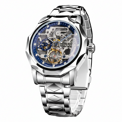 RELOJ FORSINING GMT 1238 - AUTOMÁTICO ELEGANTE PLATEADO | FOR-27