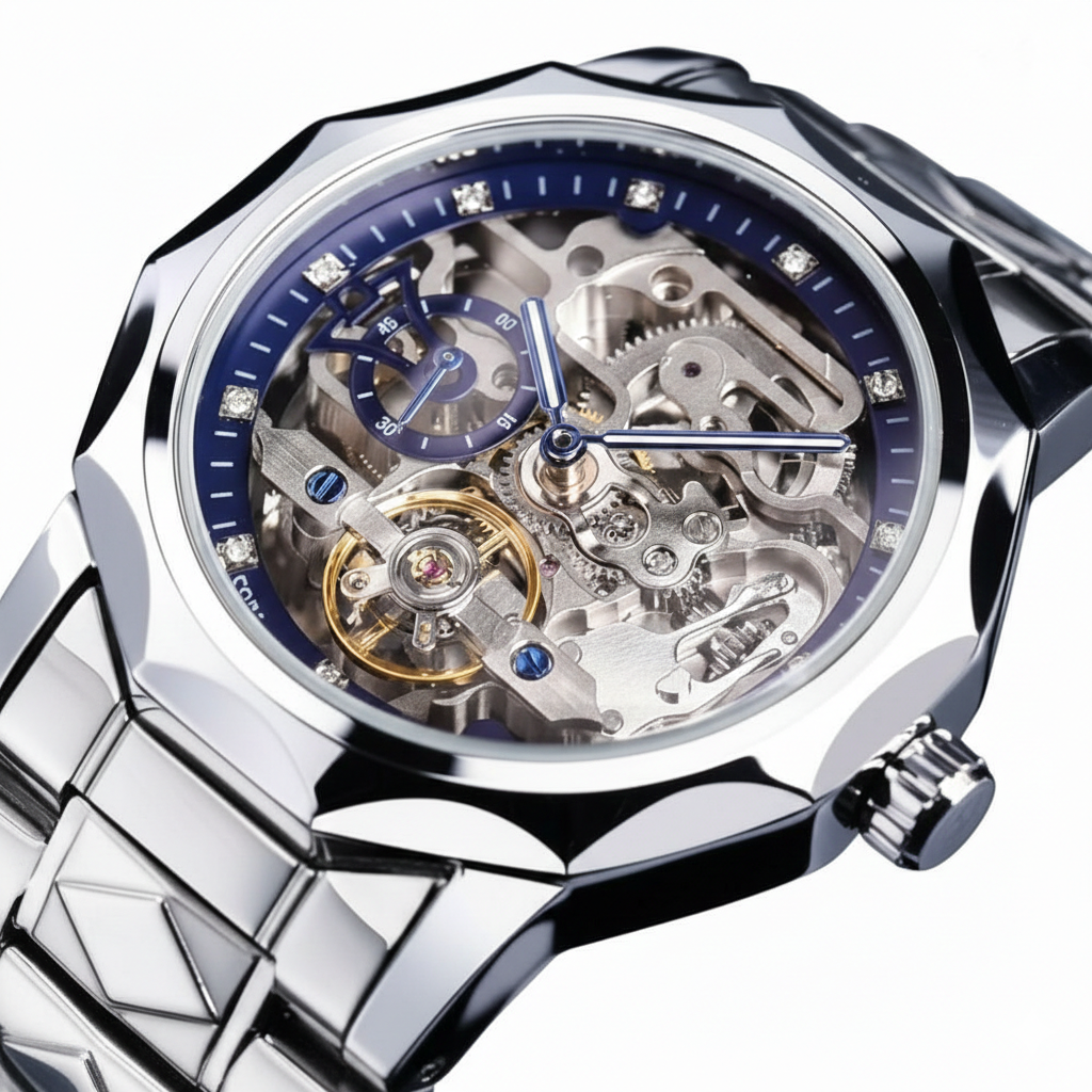 RELOJ FORSINING GMT 1238 - AUTOMÁTICO ELEGANTE PLATEADO | FOR-27