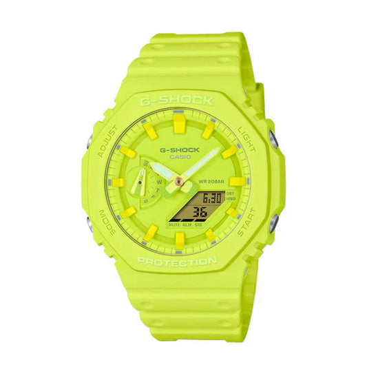 GA-2100-9A9DR | RELOJ DE GOMA CASIO G-SHOCK - AMARILLO