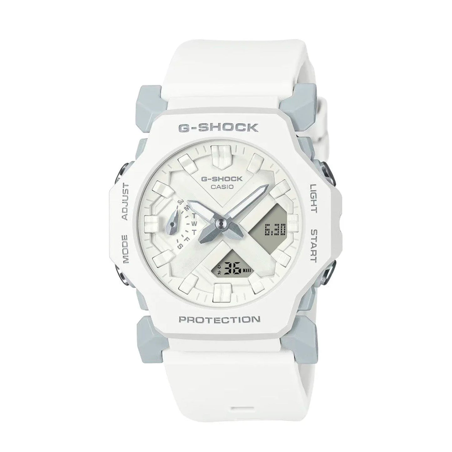 GA-2300-7ADR | RELOJ DE GOMA CASIO G-SHOCK DE DAMA - BLANCO