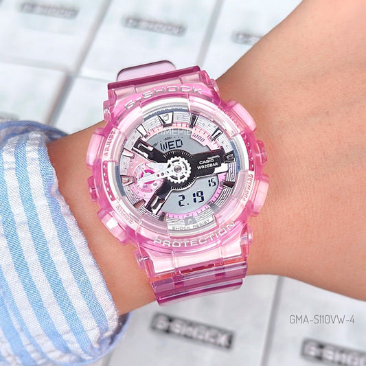 GMA-S110VW-4ADR | RELOJ DE GOMA PARA MUJER CASIO G-SHOCK - ROSADO