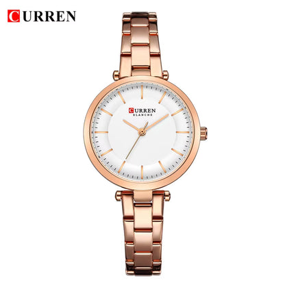 RELOJ CURREN MUJER ORIGINAL ELEGANTE ACERO INOXIDABLE 9054