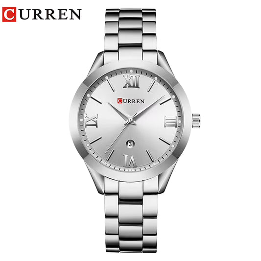 RELOJ CURREN MUJER ORIGINAL ELEGANTE ACERO INOXIDABLE 9007