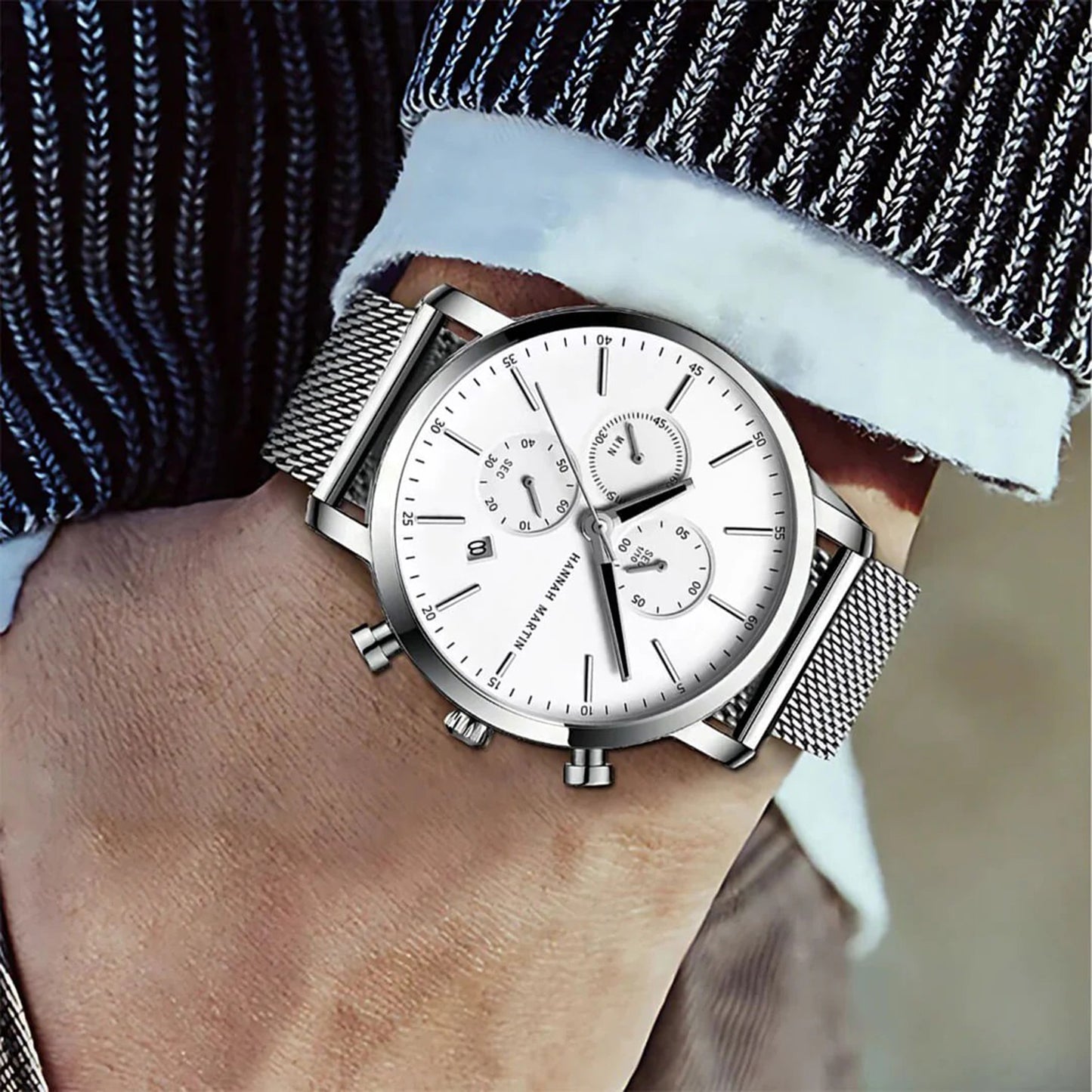RELOJ HANNAH MARTIN ELEGANTE NEGRO | SKU: HAN-5, HAN-61, HAN-66, HAN-100, HAN-101, HAN-102