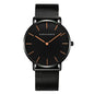 RELOJ HANNAH MARTIN ORIGINAL ELEGANTE NEGRO Y PLATEADO HM-CH02 | HAN-43 - HAN-44