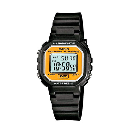 LA-20WH-9ADF | RELOJ DE ACERO PARA MUJER CASIO - NEGRO