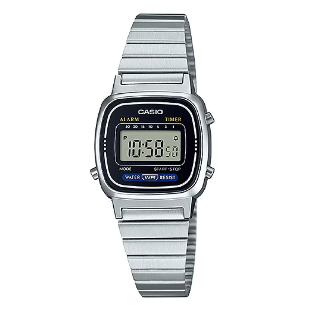 A158W / LA-670 | RELOJ CASIO DE ACERO PARA PAREJA | SKU: CAS-45/CAS-218