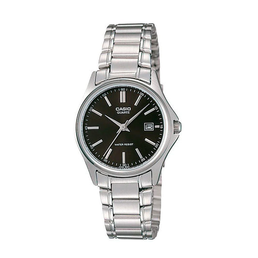 LTP-1183A-1ADF | RELOJ DE ACERO PARA MUJER CASIO - NEGRO
