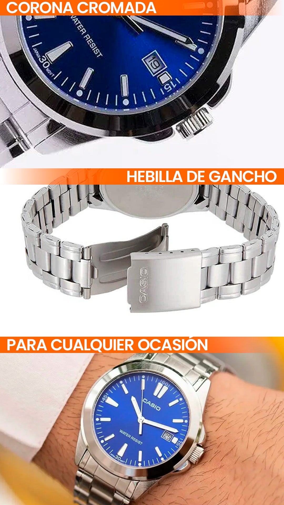 LTP-1215A | RELOJ PARA MUJER CASIO - AZUL