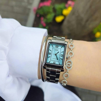 LTP-1234GLL | RELOJES CASIO ORIGINAL DE ACERO PLATEADO