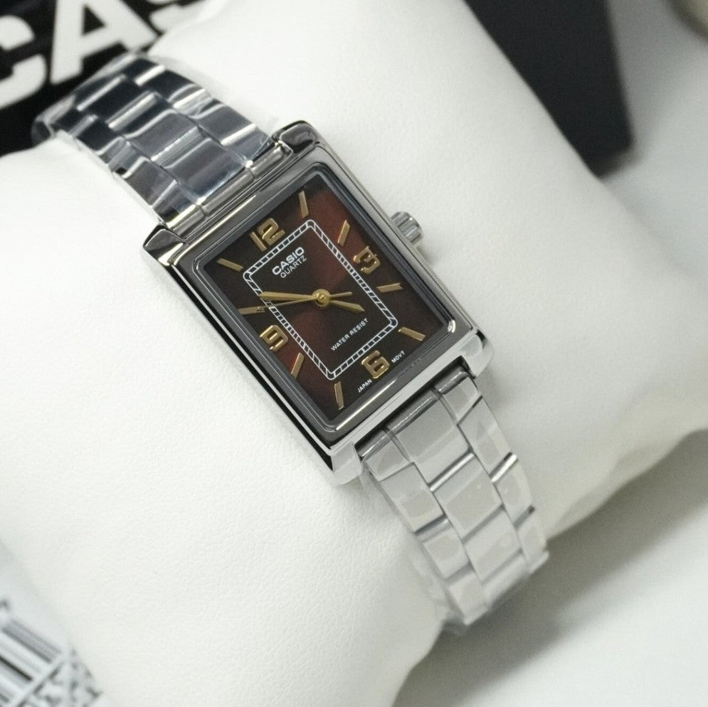 LTP-1234GLL | RELOJES CASIO ORIGINAL DE ACERO PLATEADO