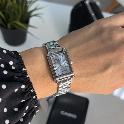LTP-1234GLL | RELOJES CASIO ORIGINAL DE ACERO PLATEADO