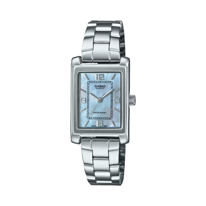 LTP-1234 | RELOJ CASIO ORIGINAL DE ACERO PALTEADO | CAS-185, CAS-186