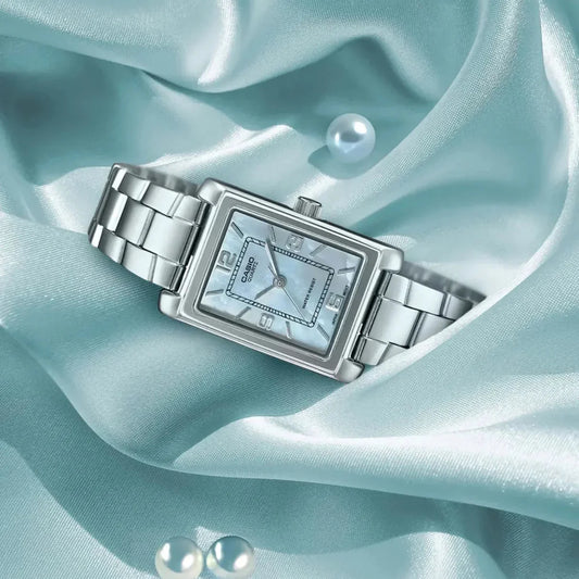 LTP-1234 | RELOJ CASIO ORIGINAL DE ACERO PALTEADO | CAS-185, CAS-186