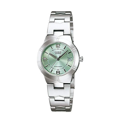 LTP-1241D | RELOJ PARA MUJER CASIO - CELESTE Y AZUL