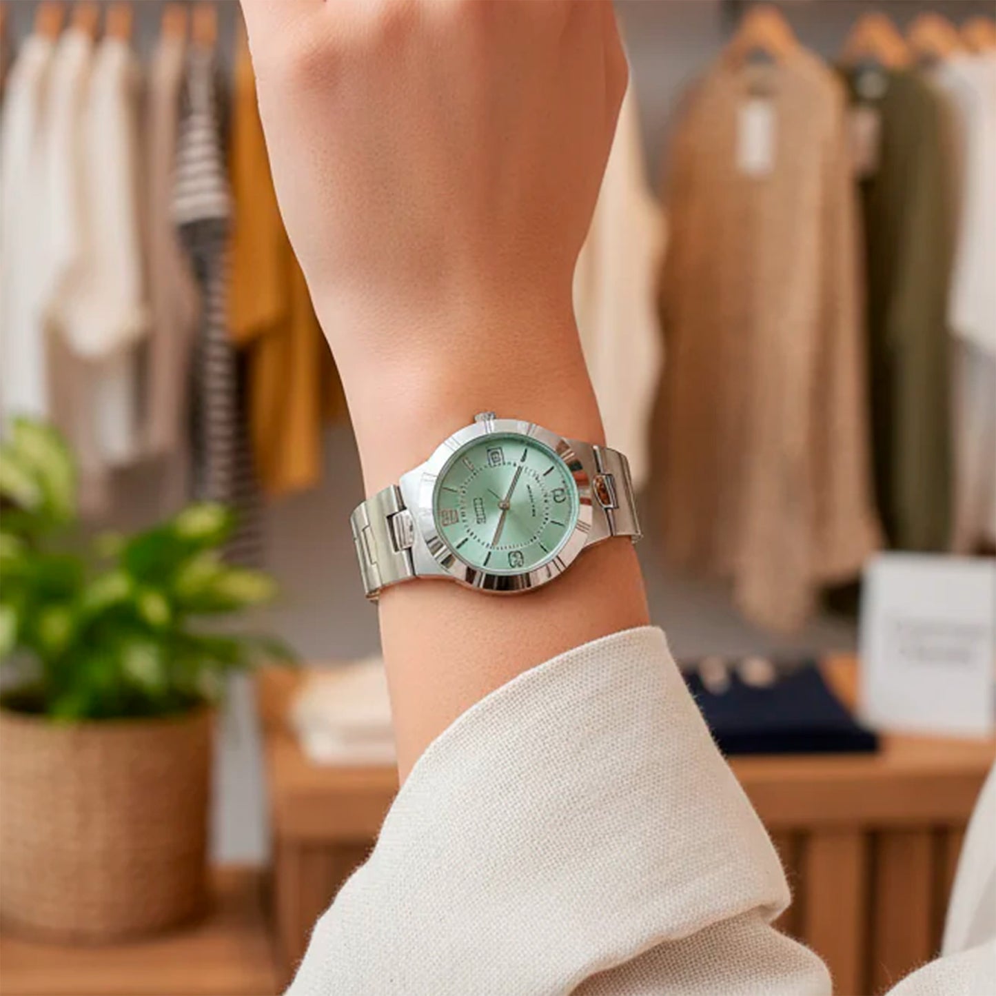 LTP-1241D | RELOJ PARA MUJER CASIO - CELESTE Y AZUL