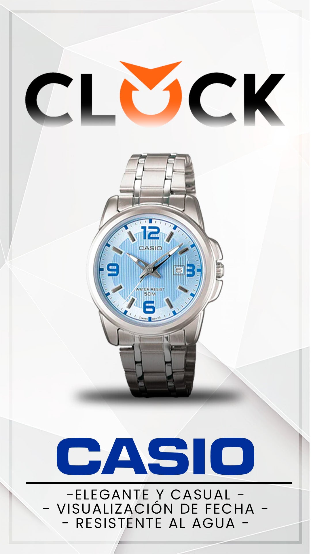 LTP-1314D-2AVDF | RELOJ PARA MUJER CASIO - AZUL