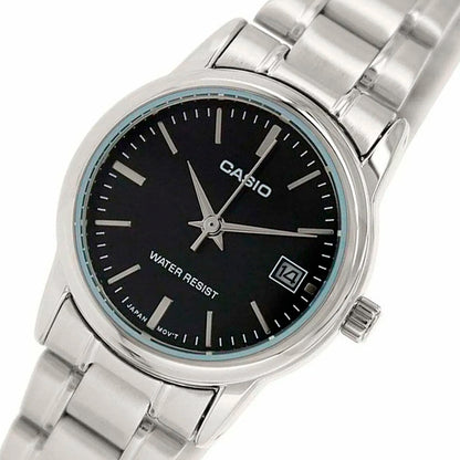 LTP-V002D-1B3UDF | RELOJ DE ACERO PARA MUJER CASIO - PLATEADO