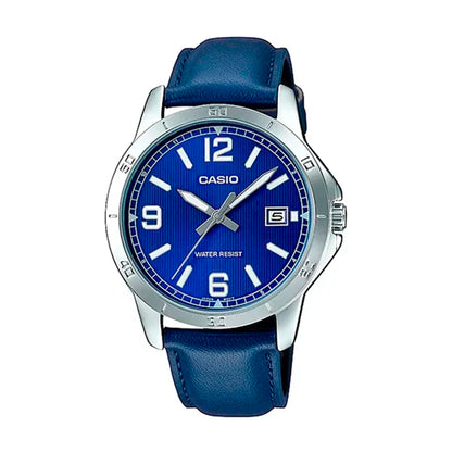 LTP-V004L-2BUDF | RELOJ DE CUERO PARA MUJER CASIO - AZUL