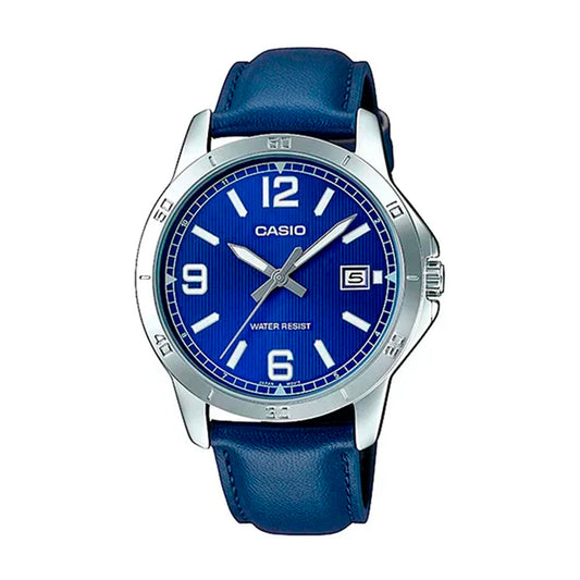 LTP-V004L-2BUDF | RELOJ DE CUERO PARA MUJER CASIO - AZUL