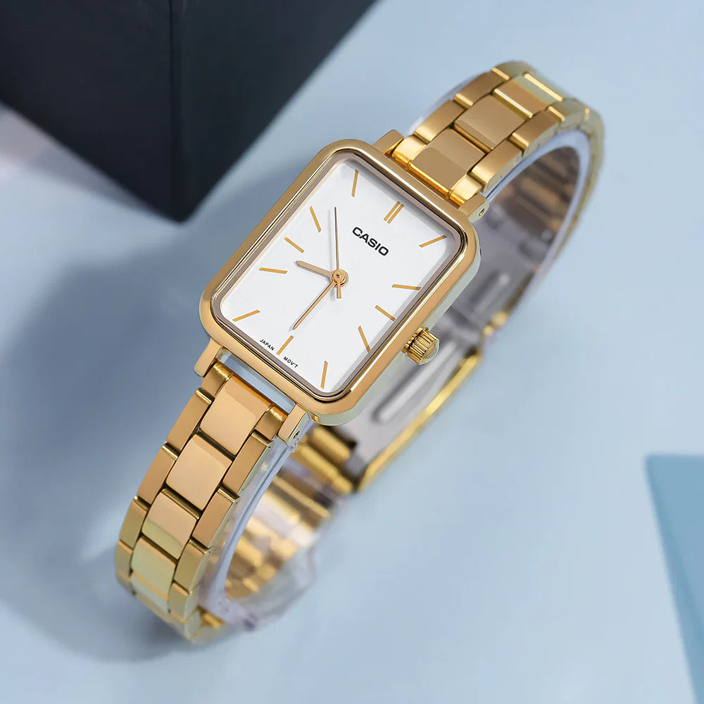 LTP-V009 | RELOJES CASIO ORIGINAL DE ACERO DORADO/PLATEADO | CAS-170, CAS-171, CAS-172