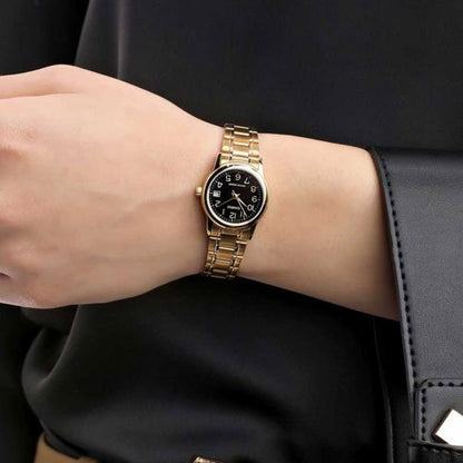 MTP-V002G/LTP-V002G RELOJES CASIO DE ACERO PARA PAREJA DE COLOR DORADO | CAS-19, CAS-205